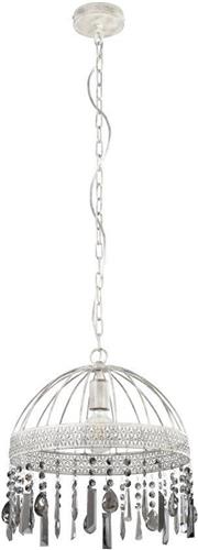 EGLO Steeleville Hanglamp - E27 - Ø 35 cm - Wit;Bruin