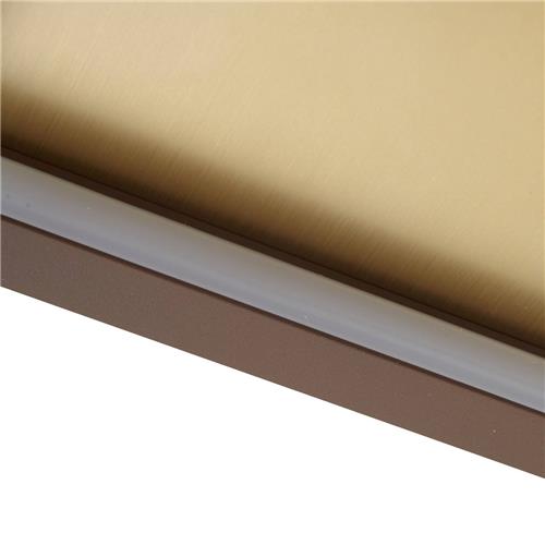 Lindby - LED plafondlamp- met dimmer - 1licht - ijzer, aluminium, kunststof - H: 7.2 cm - roest, goud, mat, wit - Inclusief lichtbron