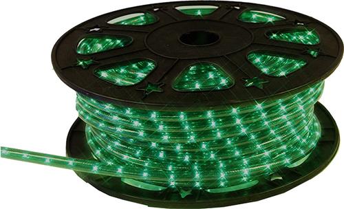 Star Trading LED koordlamp Ropelight Micro Reel, groen, voor buiten, 607W, inkortbaar, 45m