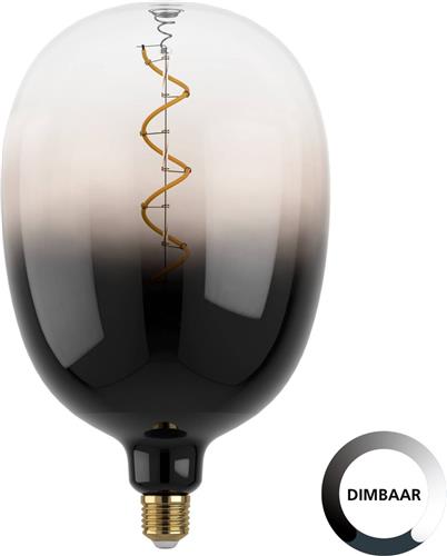 EGLO LED Lamp - E27 - Ø 18 cm - T180 - Smoke - 1800K - Dimbaar