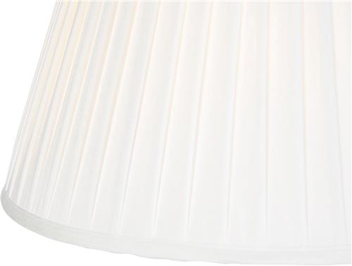 QAZQA blitz - Klassieke Hanglamp met kap - 2 lichts - L 750 mm - Wit - Woonkamer | Slaapkamer | Keuken