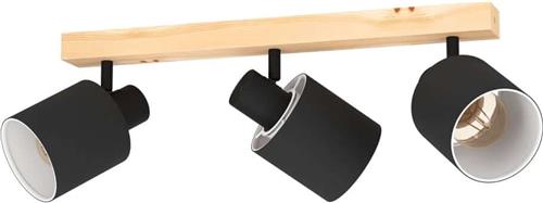 EGLO Batallas Spot - E27 - 48 cm - Bruin/Zwart/Wit