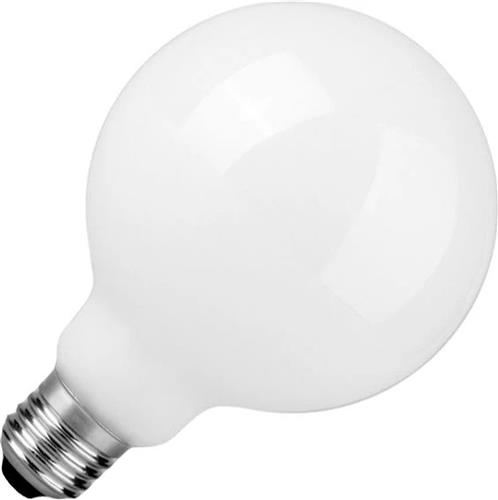 Schiefer E27 Globe Gloeilamp | 7W 2700K 50lm 230V Ø80mm | Opaal Dimbaar
