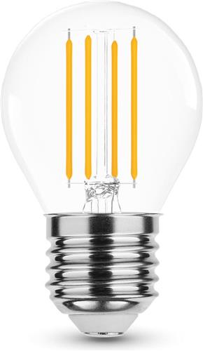 Modee E27 LED Lamp 4W - 470lm - 4000K - Neutraal Wit - LED Filament Globe Mini P45 - Vervangt 40W Halogeen Gloeilamp
