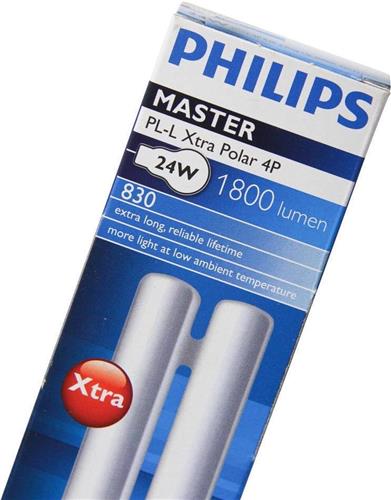 Philips PL-L 24W 827 4P MASTER Zeer Warm Wit - 4-Pin.