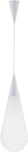 LED Hanglamp - Trion Renny - 4W - Warm Wit 3000K - Rond - Mat Chroom - Aluminium