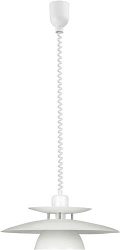 EGLO Brenda - Hanglamp - 1 Lichts - Ø430mm. - Wit, Chroom
