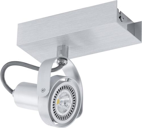 EGLO Novorio - Spot - 1 Lichts - LED - Aluminium-Geborsteld