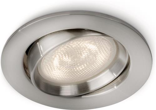 Philips ELLIPSE Inbouwspot - recessed nickel - 1x4.5W SELV