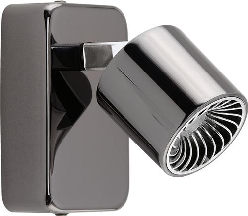 EGLO Maurano - Spot - 1 Lichts - LED - Nikkel-Nero, Chroom