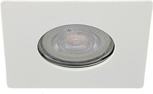 IP65 LED Inbouwspot Kira -Vierkant Wit -Warm Wit -Niet Dimbaar 2.7W -Philips