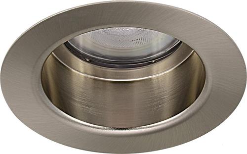 IP65 LED inbouwspot Katja -Rond RVS Look -WarmGlow -Dimbaar 4.9W -Philips