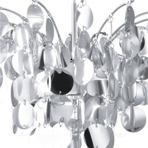 EGLO Fedra 1 - Hanglamp - 1 Lichts - Ø385mm. - Chroom