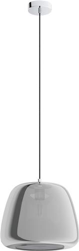 EGLO Albarino Hanglamp - 1 lichts - Ø35 cm - E27 - Chroom