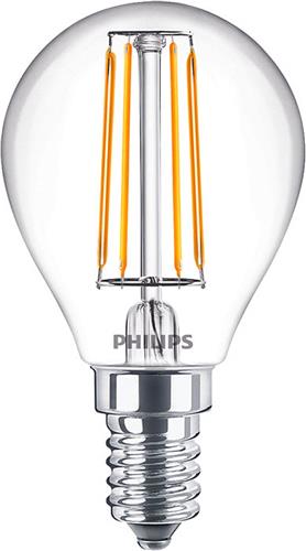 Philips E14 Kogel Filament Helder 4.3W 470lm - 840 Koel Wit | Vervangt 40W