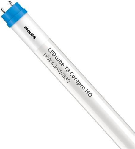 Philips CorePro LEDtube (EM/Mains) High Output 18W 1850lm - 830 Warm Wit | 120cm - Vervangt 36W