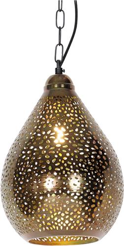 QAZQA maruf,sinbad,zayn - Oosterse Hanglamp - 1 lichts - Ø 24 cm - Koper - Woonkamer | Slaapkamer