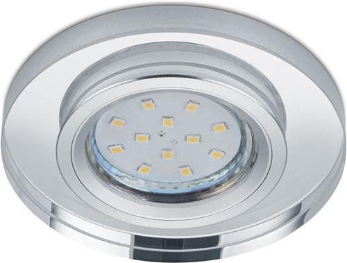 Spot Armatuur GU10 - Torna Panomi - GU10 Inbouwspot - Rond - Chroom - Aluminium - Ø90mm