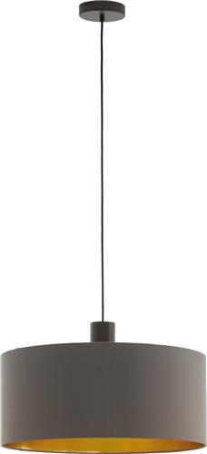 EGLO Concessa 1 hanglamp - E27 - Ø53 cm - Bruin/Cappuccino