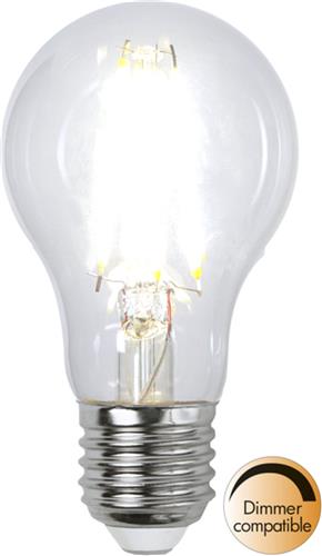 Standaard bol - E27 - 8W - Koel Wit - 4000K - Dimbaar - Filament - Helder