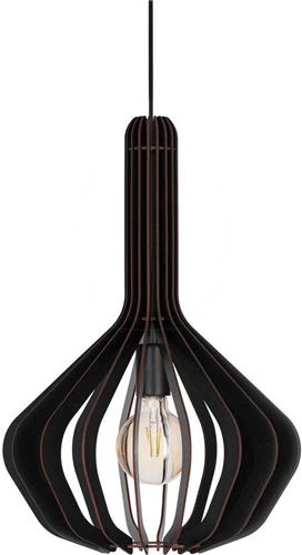 EGLO Velasco Hanglamp - E27 - Ø 38 cm - Zwart