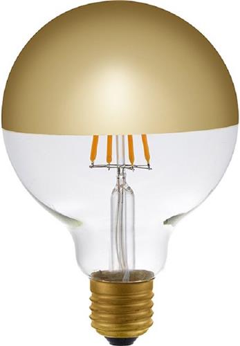 SPL LED Filament Globe Kopspiegel (GOUD) - 4W / DIMBAAR