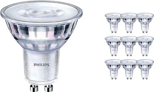 Voordeelpak 10x Philips CorePro LEDspot MV GU10 2.7W 827 36D | Zeer Warm Wit - Vervangt 25W