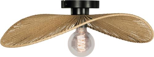 EGLO Siruela Plafondlamp - E27 - 16 cm - Bruin/Zwart - Papier