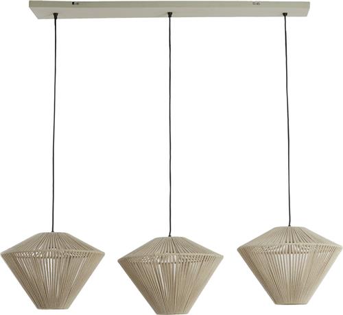 Light & Living - Hanglamp FELIDA - 120x42x130cm - Wit