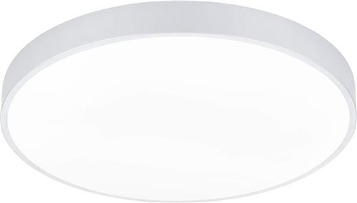 LED Plafondlamp - Torna Oka - Aanpasbaar kleur - Dimbaar - Rond - Mat Wit - Metaal