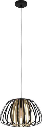 EGLO Encinitos Hanglamp - E27 - Ø 37,5 cm - Zwart/Goud