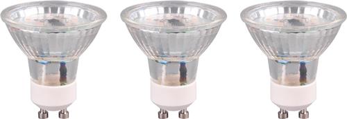 LED Lamp - Torna Rova - Set 3 Stuks - GU10 Fitting - 3W - Warm Wit 3000K