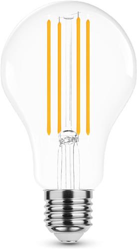 Modee E27 LED Lamp 17W - 2452lm - 4000K - Neutraal Wit - LED Filament Globe A70 - Vervangt 150W Halogeen Gloeilamp