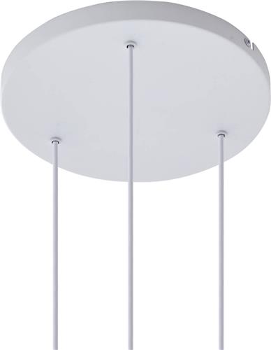Lindby - hanglamp - 3lichts - Keramiek - GU10 - crème
