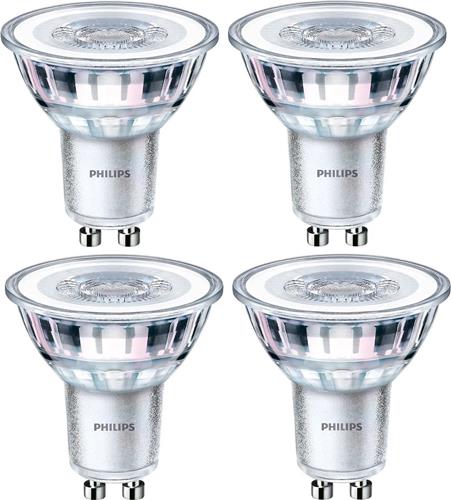 4 stuks Philips LED GU10 3.5W/840 36º 275lm Niet-Dimbaar Ø5cm
