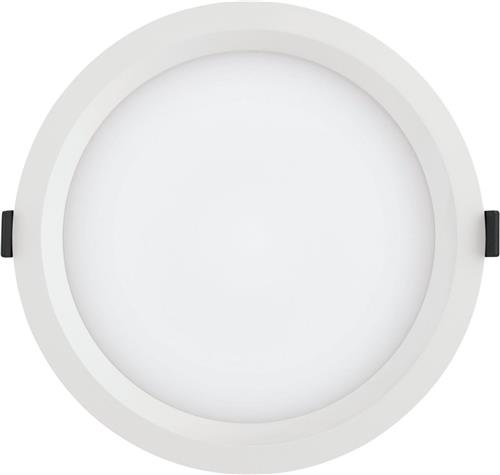 Ledvance LED Downlight Alu DN200 25W 2370lm 100D - 840 Koel Wit | 215mm - IP44 - Dali Dimbaar