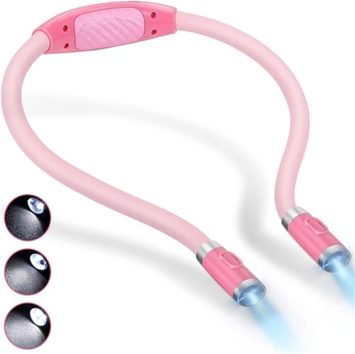 Solacis Leeslampje voor in bed - Leeslampje voor boek - Leeslampje slaapkamer - Kind - Volwassenen - Must have voor in uw kamer!