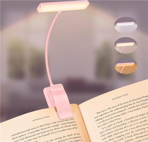 Solacis Leeslampje voor in bed - Leeslampje voor boek - Leeslampje slaapkamer - Kind - Volwassenen - Must have voor in uw kamer!