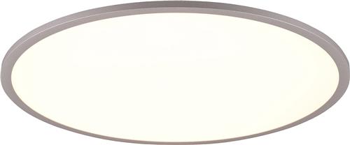 LED Plafondlamp - Trion Amira - 35W - Aanpasbare Kleur - Dimbaar - Afstandsbediening - Rond - Titaan - Metaal