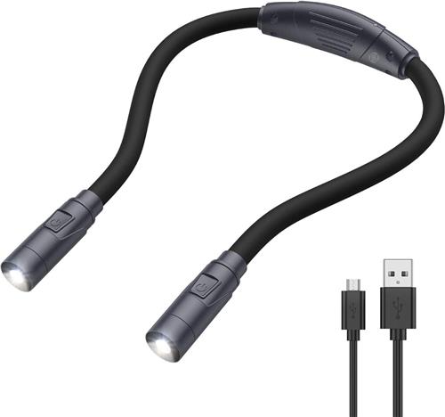 Equivera Leeslampje Voor In Bed - Boeklampje - Leeslampje - Leeslampje Voor Boek - Leeslamp Bed - Boekenlampje - Leeslampje Slaapkamer