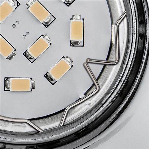 EGLO Peneto - Inbouwspotje - LED - 87X87mm. - Chroom - Richtbaar