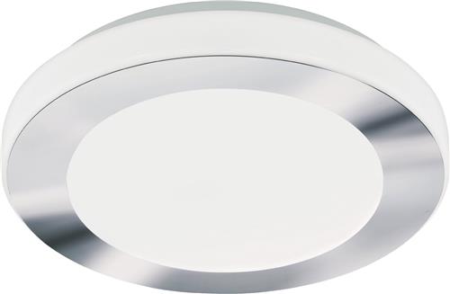 EGLO Batholino Led Carpi - Wand/Plafondlamp - 1 Lichts - Ø30 cm - Wit, Chroom - Wit