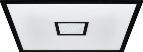 EGLO Bordonara Plafondlamp - LED - 59,5 cm - Zwart/Wit - Dimbaar