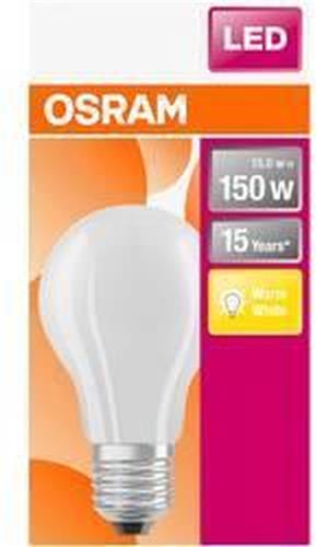 OSRAM 4058075305014 LED-lamp Energielabel D (A - G) E27 Peer 17 W Warmwit (Ø x l) 70.0 mm x 118 mm 1 stuk(s)