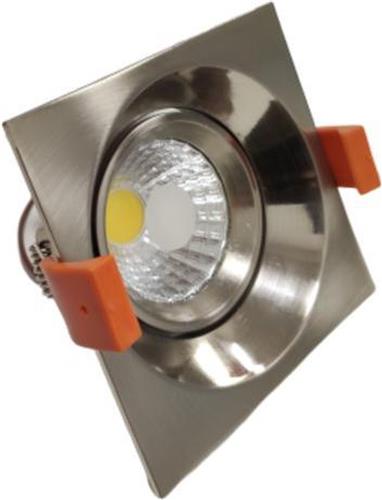 Spot Verzonken LED COB Vierkant Verstelbaar 8W 60 ° ALU - Wit licht - Overig - Wit Neutre 4000K - 5500K - SILUMEN