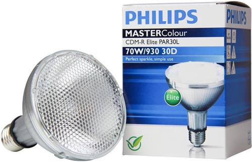 Philips MASTERColour E27 CDM-R Elite PAR30L 70W 30D - 930 Warm Wit | Beste Kleurweergave