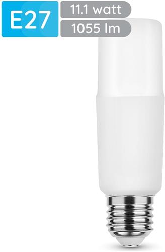 Modee E27 LED Lamp 11.1W - 1055lm - 2700K - Warm Wit - LED Stick Lamp T44 - Vervangt 75W Halogeen Gloeilamp