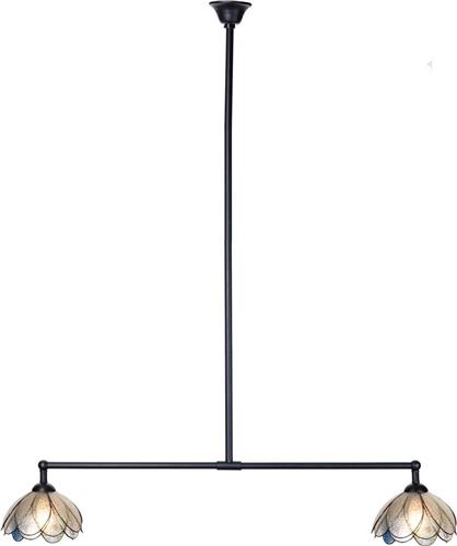 Art Deco Trade - Tiffany T-lamp 2 lichts Sparkling Pioenroos