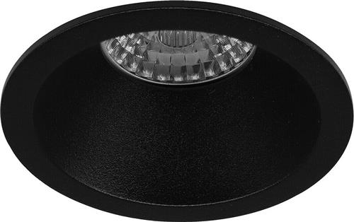 LED inbouwspot Nox -Verdiept Zwart -Warm Wit -Dimbaar -3W -Philips LED