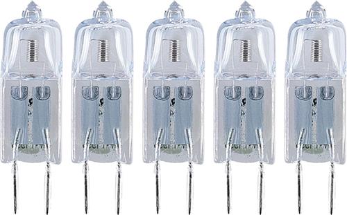 Osram G4 Halogeenlamp 12V - 10W 130lm - Halogeen Lampjes Insteek - Warm Wit Licht - Dimbaar - Per 5 Halogeenlampen